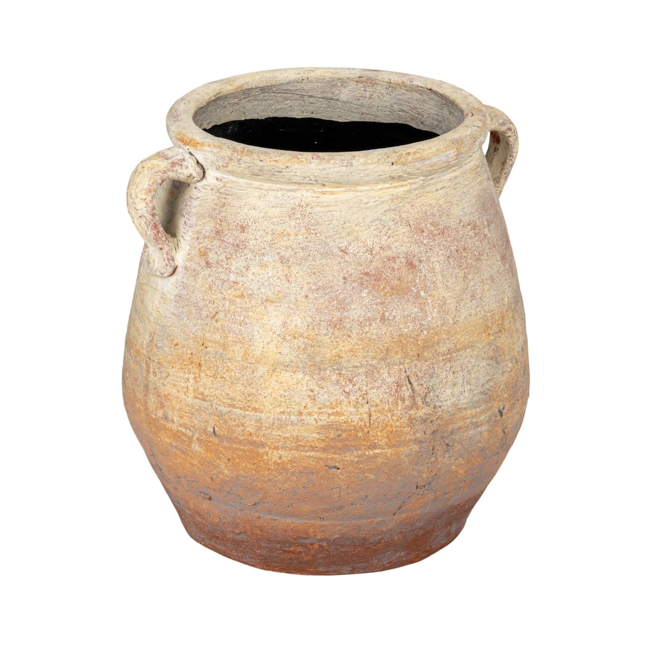 Hello Honey® 13.75" Whitewashed Terra Cotta Urn